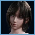 Firefly Diary 蛍火日記 165cm Cカップ Lilyヘッド  フルシリコン製 欧米風ブラックヘアの赤いクリスマスドレス美少女