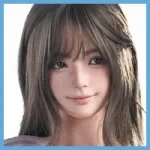 Firefly Diary 蛍火日記 165cm Cカップ Lilyヘッド  フルシリコン製 欧米風ブラックヘアの赤いクリスマスドレス美少女