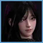 Firefly Diary 蛍火日記 165cm Cカップ Lilyヘッド  フルシリコン製 欧米風ブラックヘアの赤いクリスマスドレス美少女