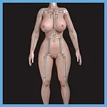 Firefly Diary 蛍火日記 165cm Cカップ Lilyヘッド  フルシリコン製 欧米風ブラックヘアの赤いクリスマスドレス美少女