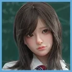 Firefly Diary 蛍火日記 Maxシリーズ 165cm Cカップ 三目ヘッド  フルシリコン製 ストライプシャツ×黒スカート×黒ロングソックス 長椅子で魅せるJK美少女ポーズ集