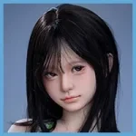 Firefly Diary 蛍火日記  Maxシリーズ 160cm Gカップ  西風(xifeng)④メイクヘッド  フルシリコン製 白シャツと青レース下着のJKラブドール・寂しげな美姿