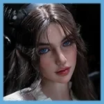 Firefly Diary 蛍火日記  Maxシリーズ 160cm Gカップ  西風(xifeng)④メイクヘッド  フルシリコン製 白シャツと青レース下着のJKラブドール・寂しげな美姿