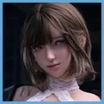 Firefly Diary 蛍火日記  Maxシリーズ 160cm Gカップ  西風(xifeng)④メイクヘッド  フルシリコン製 白シャツと青レース下着のJKラブドール・寂しげな美姿