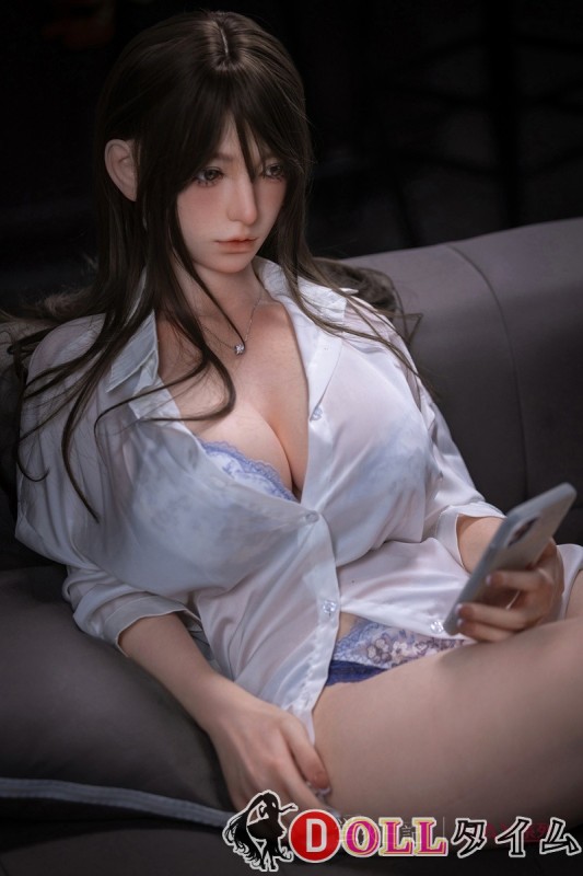 Firefly Diary 蛍火日記  Maxシリーズ 160cm Gカップ  西風(xifeng)④メイクヘッド  フルシリコン製 白シャツと青レース下着のJKラブドール・寂しげな美姿