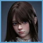 Firefly Diary 蛍火日記  Maxシリーズ 165cm Cカップ 琉璃ヘッド  フルシリコン製 ハロウィン黒色パンプキン情趣下着のJKラブドール