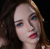 SHEDOLL 160cm Cカップ 楚琳2.0ヘッド  フルシリコン製 白色露肩連衣裙 清楚系美少女ドール