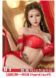 Doll Senior 148cm Cカップ 弥耶（Miye）ヘッド  TPE/シリコン材質選択可能 ブラック＆ホワイトドレス＆ホワイトストッキング 大小姐タイプ ラブドール