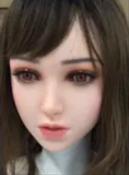 Doll Senior 148cm Cカップ 弥耶（Miye）ヘッド  TPE/シリコン材質選択可能 ブラック＆ホワイトドレス＆ホワイトストッキング 大小姐タイプ ラブドール