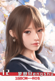 Doll Senior 148cm Cカップ 弥耶（Miye）ヘッド  TPE/シリコン材質選択可能 ブラック＆ホワイトドレス＆ホワイトストッキング 大小姐タイプ ラブドール