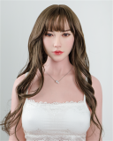 FANREAL 170cm Dカップ Della-ROSヘッド シリコン製 豹柄ランジェリーの巨乳欧米風ドール