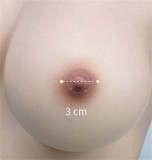 FANREAL 170cm Dカップ Della-ROSヘッド シリコン製 豹柄ランジェリーの巨乳欧米風ドール