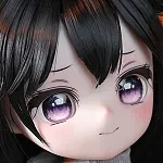 MW Girl(魔物姬)85cm バスト中 奈奈子ヘッド ブルーロングドレス姿の青髪二次元ドール｜小型 ラブドール