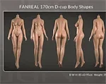 FANREAL 頭部&ボディ組み合わせ