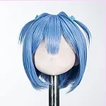 MW Girl(魔物姬)85cm バスト中 奈奈子ヘッド ブルーロングドレス姿の青髪二次元ドール｜小型 ラブドール