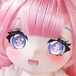 MW Girl(魔物姬)85cm バスト中 奈奈子ヘッド ブルーロングドレス姿の青髪二次元ドール｜小型 ラブドール