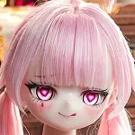MW Girl(魔物姬)85cm バスト中 奈奈子ヘッド ブルーロングドレス姿の青髪二次元ドール｜小型 ラブドール