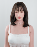 FANREAL 168cm Fカップ Mirella-ROSヘッド  フルシリコン製 ヒョウ柄ランジェリー着用 欧米風セクシードール