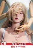 Doll Senior 170cm Hカップ (リアル皮膚付き)  梦Dreamヘッド  フルシリコン製 幻想系精灵風の超乳リアルドール