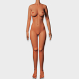 Doll Senior 170cm Hカップ (リアル皮膚付き)  梦Dreamヘッド  フルシリコン製 幻想系精灵風の超乳リアルドール