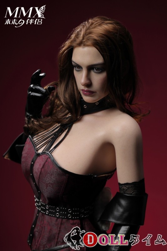 MMXDOLL 170cm Iカップ 恩雅ヘッド フルシリコン製 欧米風  熟女ラブドール ストラップレスレザー×ブラックマスク