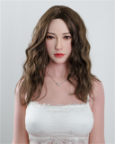 FANREAL 166cm Jカップ Bellona-rosヘッド  フルシリコン製 黒セクシーランジェリー 小麦肌巨乳ドール