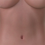 FANREAL 168cm Fカップ Vanessaヘッド フルシリコン製 欧米風スポーティー 巨乳ドール 白Tへそ出し×超ミニスカート