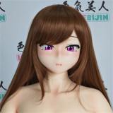 IROKEBIJIN 色気美人 86cm Iカップ Mionヘッド  S-TPE製 オレンジビキニ着用 アニメトルソー