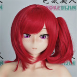 IROKEBIJIN 色気美人 86cm Iカップ Komachiヘッド 橘色ビキニ 欧米風トルソードール
