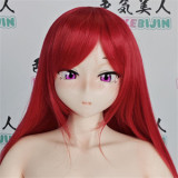 IROKEBIJIN 色気美人 86cm Iカップ Komachiヘッド 橘色ビキニ 欧米風トルソードール