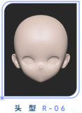XYGO 141cm Cカップ スカーレットヘッド ビニールヘッド+TPEボディー 黒ゴシックドレス 白髪二次元美少女ドール