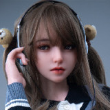 アート技研 Art-doll 163cm Eカップ リアル皮膚ボディ 語柔ヘッド 黒系カジュアル服でキャンプする姉系ラブドール