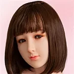 アート技研 Art-doll 163cm Eカップ リアル皮膚ボディ  語柔ヘッド  フルシリコン製 白ワンピースで眠る巨乳ラブドール