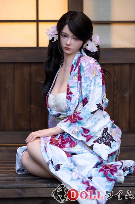 TOP-CYDOLL 162cm Eカップ Sato Asukaヘッド  フルシリコン製 桜柄和服姿の超乳美少女ドール