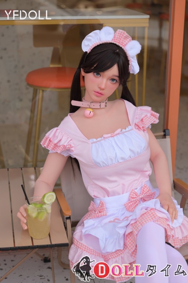 YFDOLL 156cm Iカップ 千陽ヘッド  フルシリコン製 ピンクメイド服 ツインテール美少女ラブドール