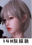 アート技研 Art-doll 160cm Aカップ 林汐ヘッド  フルシリコン製 ワンショルダートップス＆ピンクミニスカート美少女ラブドール