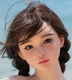 YFDOLL 163cm Eカップ 雪卉ヘッド  フルシリコン製 白ワンピースの病娇風リアルドール