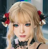 YFDOLL 163cm Eカップ 雪卉ヘッド  フルシリコン製 白ワンピースの病娇風リアルドール