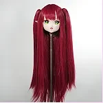 MW Girl(魔物姫) 115cm  千代子ヘッド 黒ワンピースのアニメ風美少女リアルドール