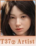 【アートワークカスタム版】Top-Sino TYPE グラビア 171cm Dカップ T39  フルシリコン製 清楚系 美人 実践向け 白タートル×ブラウンミニスカート美脚ドール