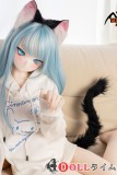 MOZU DOLL 141cm バスト小 薄荷ヘッド ケモノアニメ猫耳少女