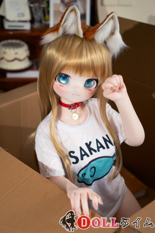 MOZU DOLL 141cm SSR級 きなこ｜ビニールヘッド+TPEボディー｜アニメ ケモノ少女 白Tシャツ姿のリアルドール