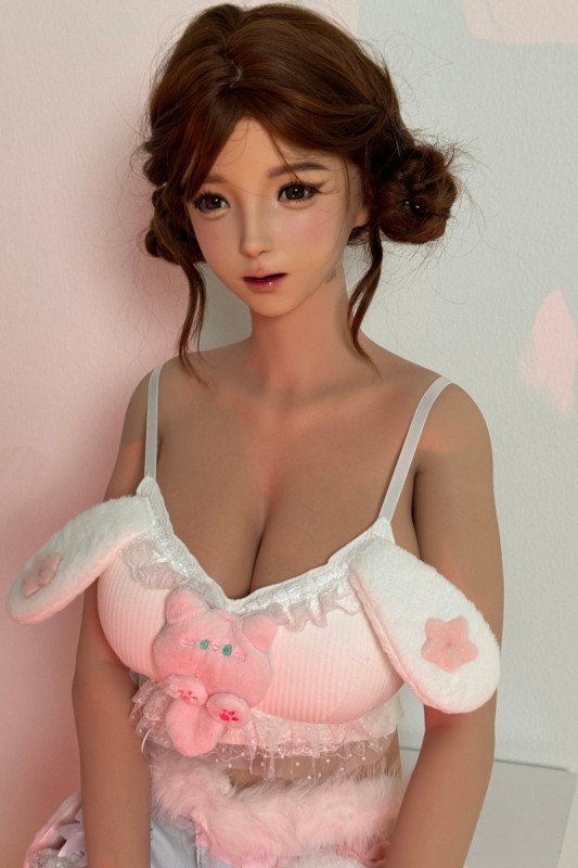 YFDOLL 156cm Iカップ 霜降ヘッド フルシリコン製 超乳かわいい  美少女ドール｜ウサギキャミソール姿