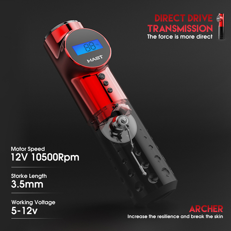 US$ 295.00 - Mast Wireless Battery Tattoo Pen Machine (Free