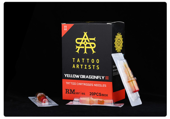 20PCS/BOX Yellow Dragonfly Cartridge Needles