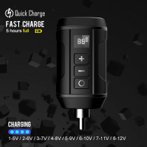 Professional Fast Charging Battery Wireless Tattoo Power Supply