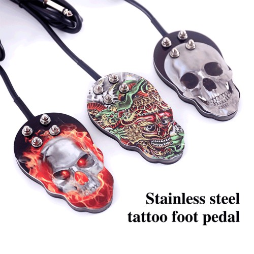 Skeleton Stainless Steel Foot Switch