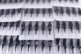 100PCS - 25mm Black Disposable Silicone Grips Tubes (I)