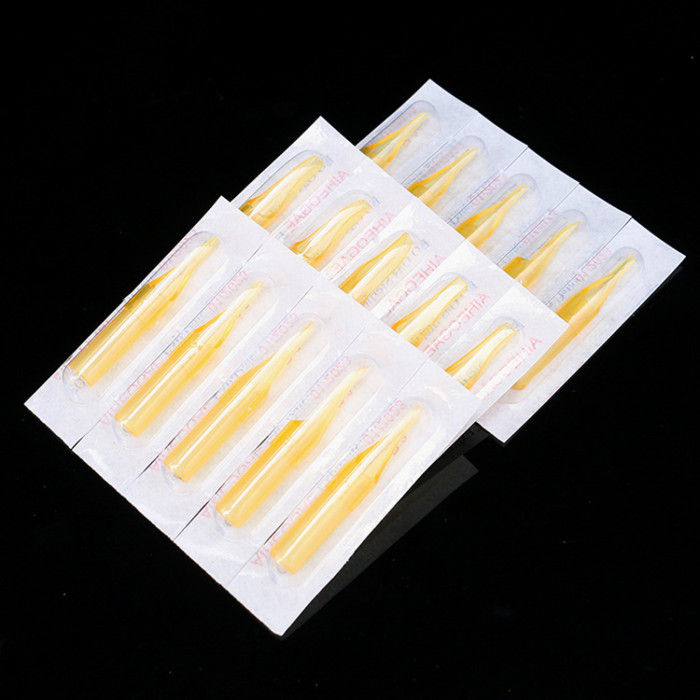 50PCS Disposable Yellow Tips