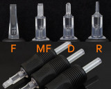 100PCS - 25mm Black Bat Disposable Silicone Grips Tubes